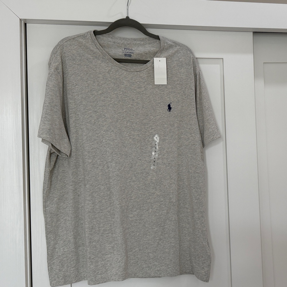 Polo by Ralph Lauren Light Gray Men's Tee